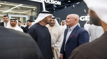 جولة تفقدية.. رئيس الدولة يزور معرضي يومكس وسيمتكس في نسختهما لعام 2026